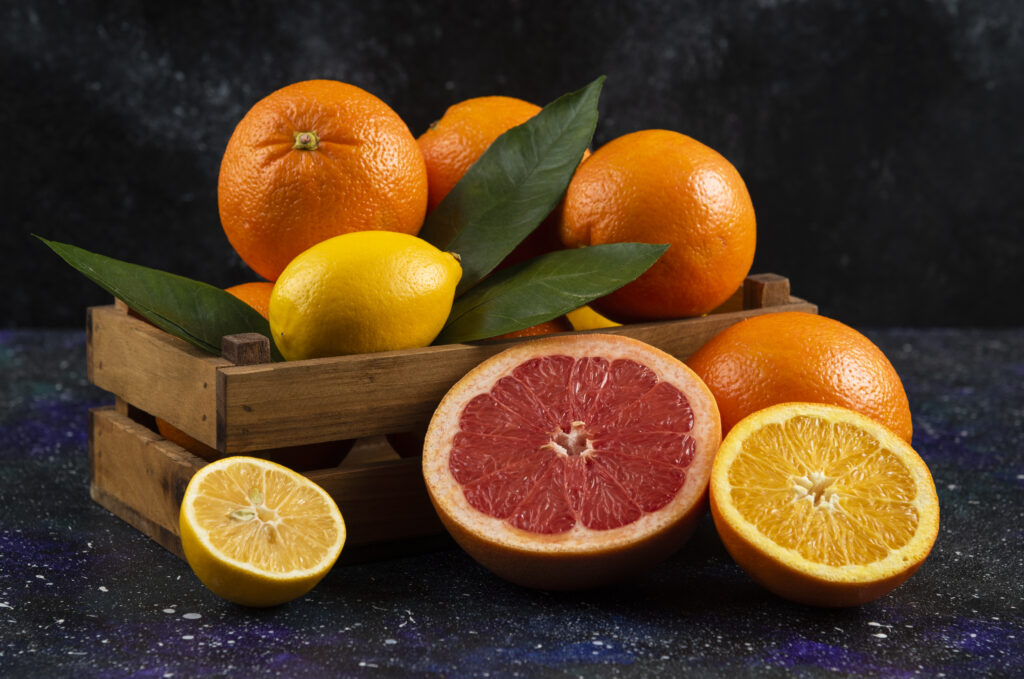 fresh citrus fruits 