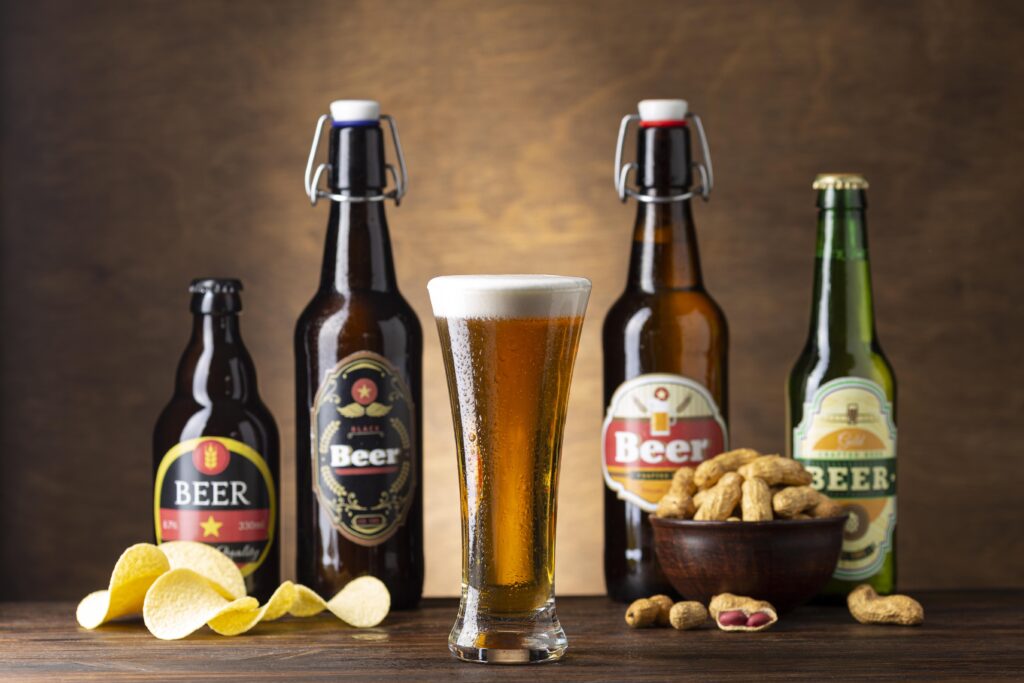  Beer, wine, spirits, cocktails