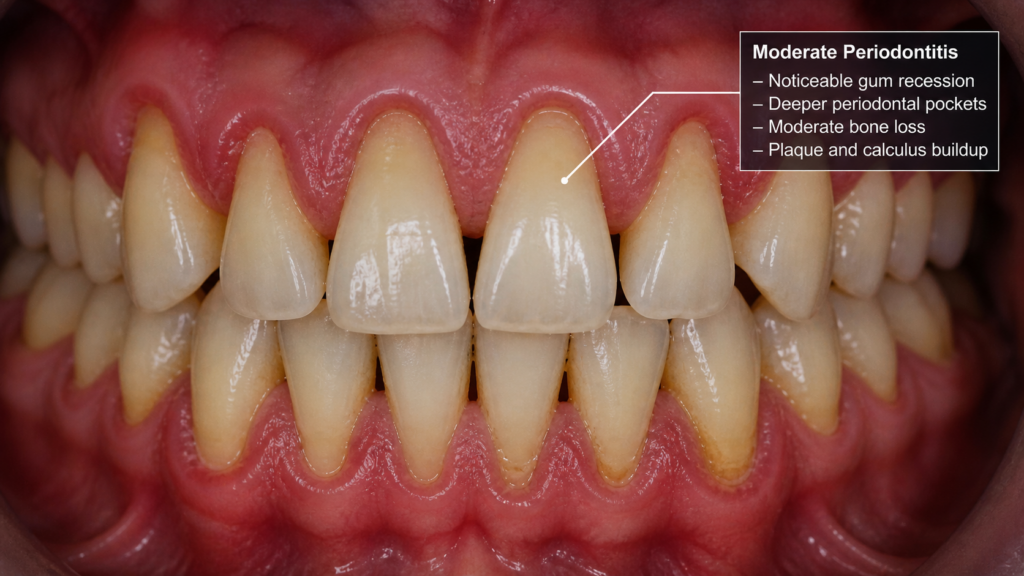 Moderate Periodontitis