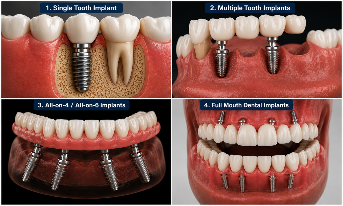 Types of Dental implants