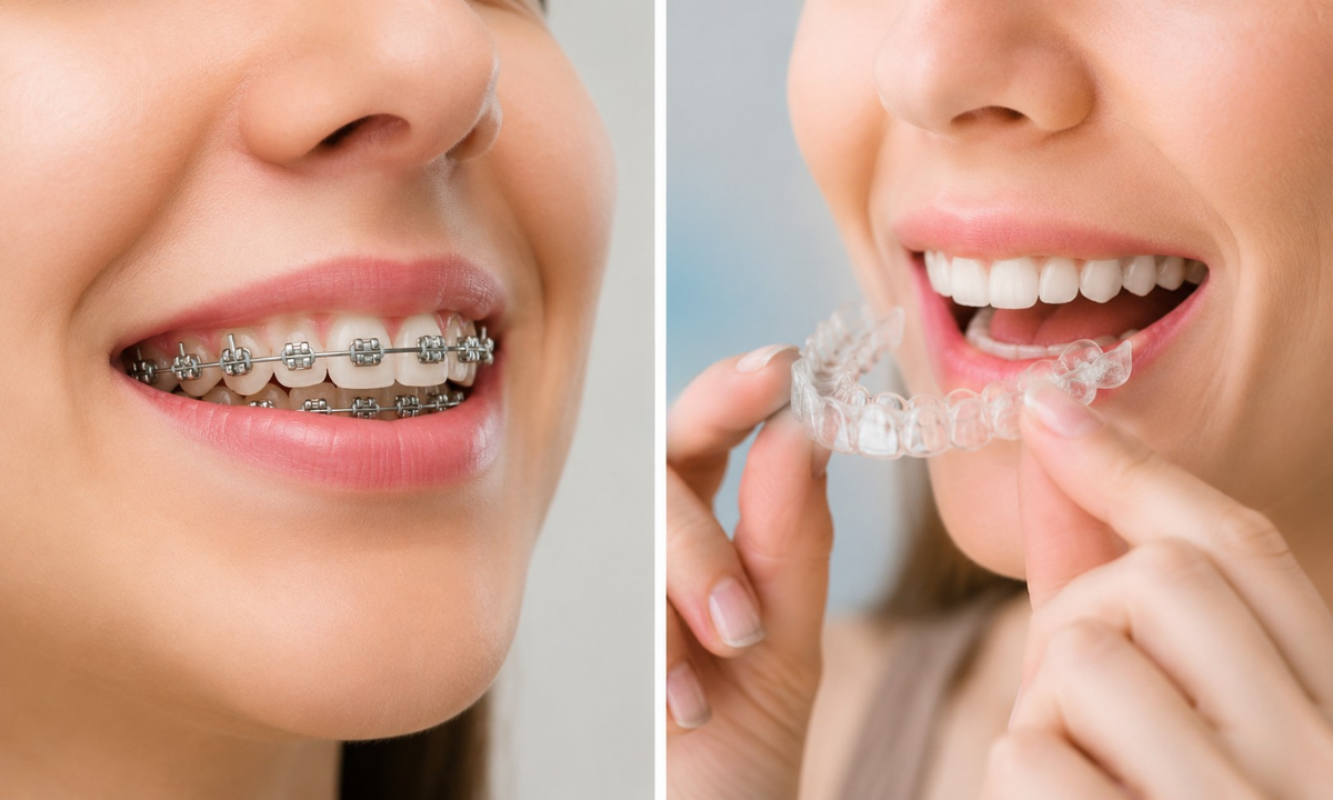 Metal Braces vs Clear Aligners